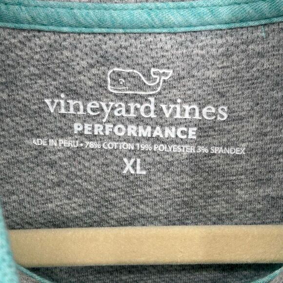 Vineyard Vines Performance 1/4 Zip Sweatshirt Green Men’s Size XL - Picture 2 of 7